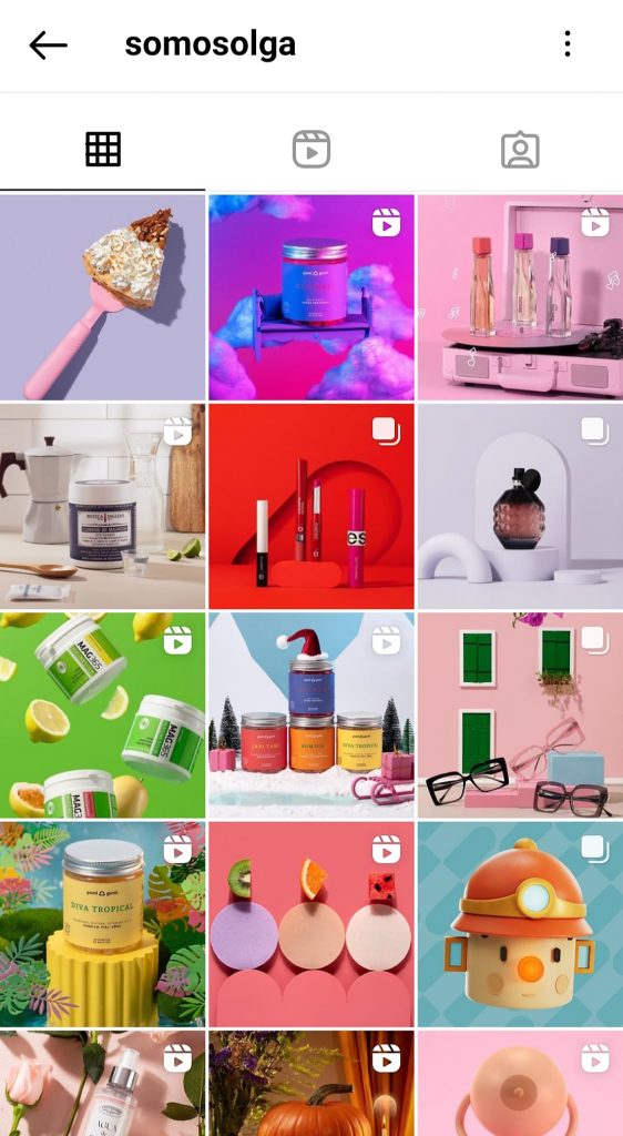 Inspirasi akun Instagram untuk Foto Produk dalam artikel Cuman Pakai HP, 5 Tips Foto Produk dengan Hasil Estetik 
